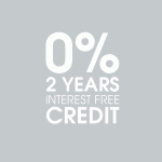 0% 2 years interest free credit available