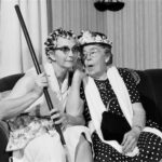 elderly women wearing glasses