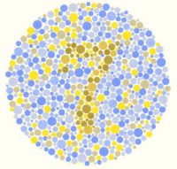 blue yellow ishihara test