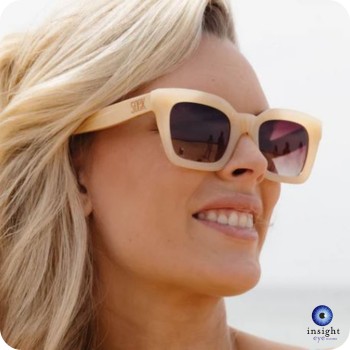 Woman wearing sunglasses