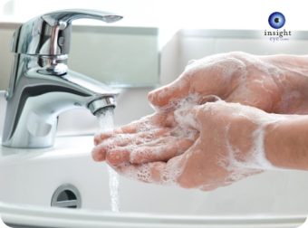 washing hands conjunctivitis