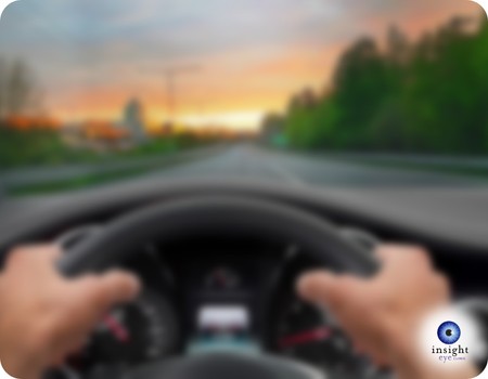 effects of dilated pupils - blurry driving - dilating eye drops
